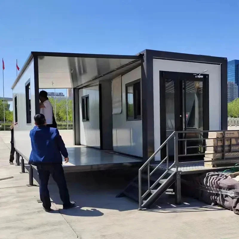 Mobile House Luxury 3 Bedroom Container Home Mobile Office 20ft Prefab Folding House Outdoor Garden Villa Modern Hot Sale