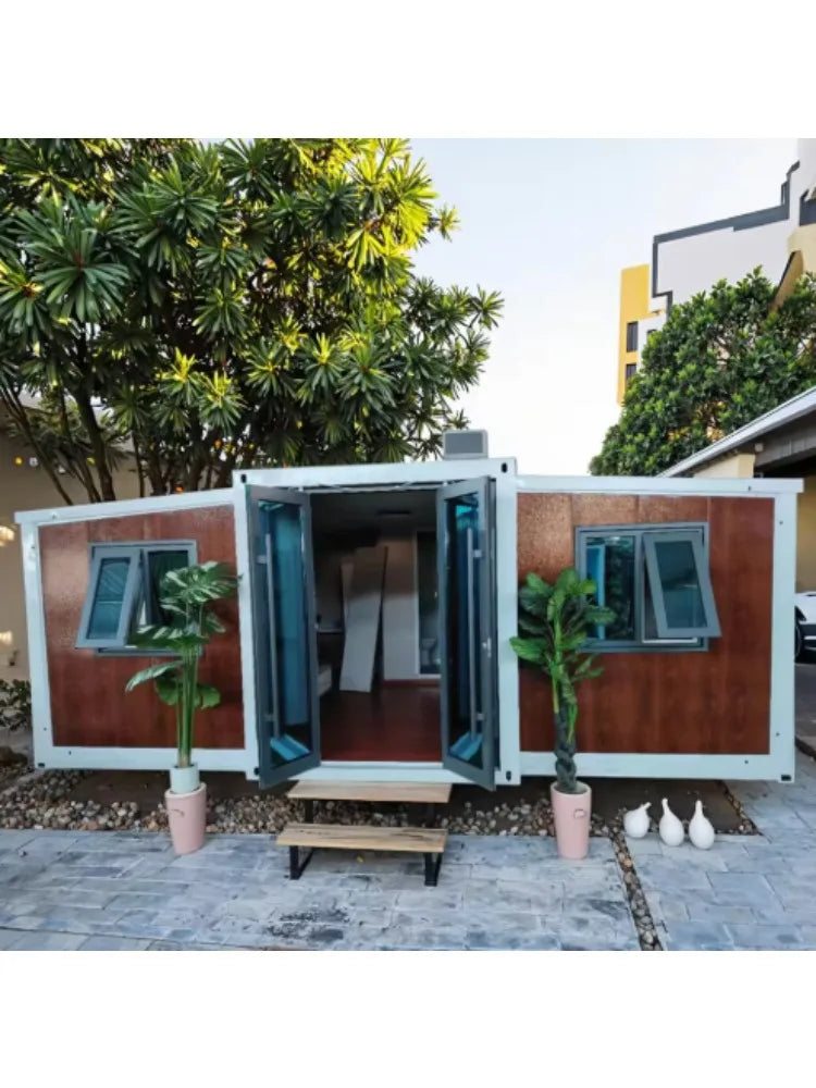 Mobile House Luxury 3 Bedroom Container Home Mobile Office 20ft Prefab Folding House Outdoor Garden Villa Modern Hot Sale
